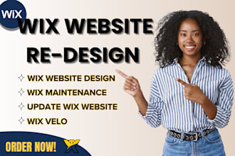 do wix website redesign wix studio website build wix website design wix develop