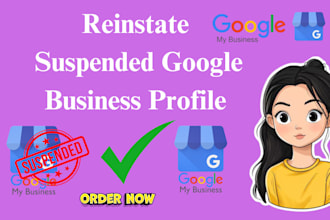 reinstate suspended google my business profile and fix all gmb issue