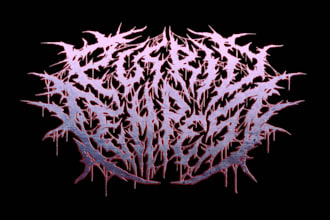 draw and design metal, death metal, slamming and brutal logo for you
