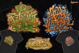 make typography, graffiti, hand lettering with cool fonts