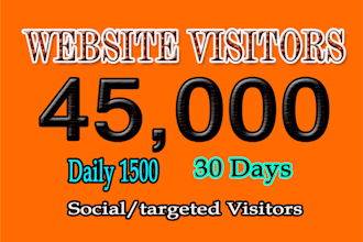 do website visitors with social media