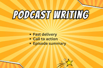 craft your podcast script and podcast show notes