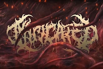 make your killer black metal logo within 24hrs