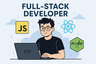 do website development as full stack web developer, front end, backend developer