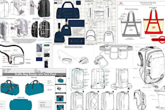 bag tech pack bag design duffle handbag backpack tech pack