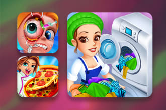 create app icon or game icon, logo design for android IOS
