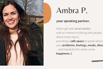 offer support and space to talk, as a professional listener