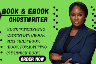ghostwrite 30k words, KDP ebook writer, bookformating, fiction, nonfiction, nft
