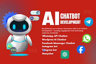 set up whatsapp chatbot via whatsapp bot api, facebook messenger bot or gpt,