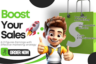 shopify sales marketing with meta ads campaign tiktok ads klaviyo sales funnel
