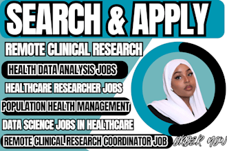 search and apply remote healthcare jobs clinical research jobs reverse recruiter
