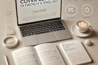 write your cover letter in english or french