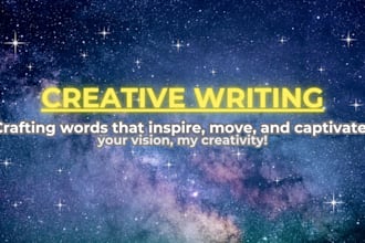 write story, poem, speech, lyrics, eulogy and much more