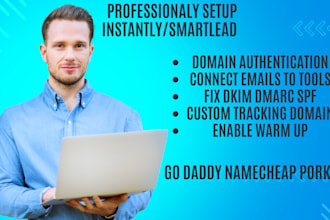 set up cold emailing infrastructure inbox or email automation for b2b outreach