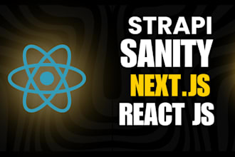 create react js with sanity, nextjs cms website, reactjs sanity cms, strapi