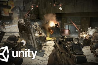 develop multiplayer 2d, 3d game development in unity
