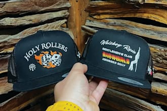 digitize accurate and clean hat embroidery designs