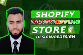 create dropshipping store and ecommerce store or shopify dropshipping