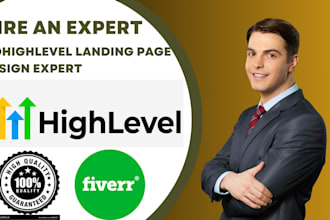 dsign gohighlevel landing page ghl sales funnel go highlevel landing page expert
