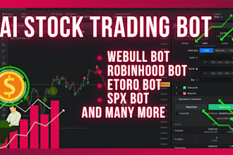 build webull bot, ai stock bot, robinhood bot, moomoo bot, tradestation bot