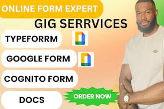 create online google form, typeform cognito form, survey form jotform