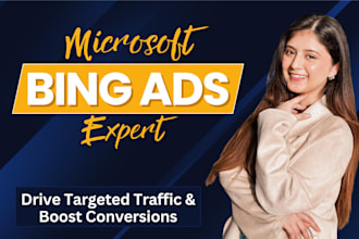 setup and manage highly professional microsoft bing ads ppc campaign