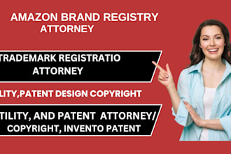 do amazon brand registry, utility, patent design and trademark registration