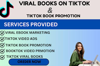 viral book on tiktok do KDP book promotion booktok ebook marketing video trailer