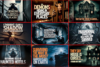 create scary stories youtube thumbnails