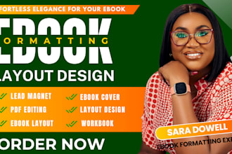 do ebook formatting, kindle book layout design, paperback formatting, publishing