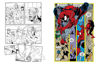 draw comic book strip, webtoon, graphic novel, comic artist, comic book art