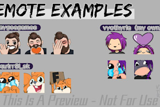 simple emotes for twitch