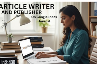write and publish articles in peer review index journal