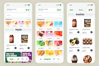develop grocery delivery app, food delivery app