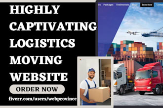 design logistics trucking moving company dispatch transport freight blog website