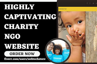 design charity ngo donation fundraising crowdfunding 501c3 wordpress website