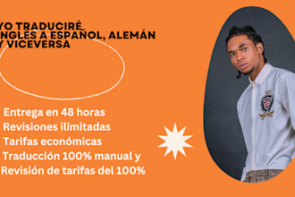 do a professional book translation from english to spanish,german and vice versa