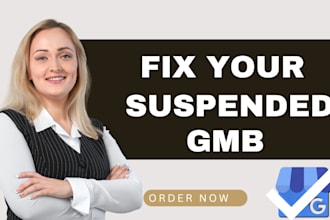 reinstate gmb and fix suspended google my business profile and listing