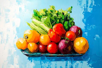 make a food pop art of your food