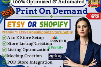 setup etsy shop etsy digital products listing SEO etsy promotion print on demand