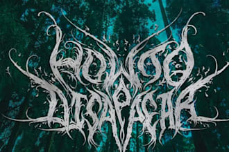 design you a brutal death metal, slamming, deathcore logo