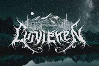 death metal, deathcore, metalcore logo band