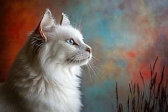 do realistic digital pet portrait dog, cat, horse