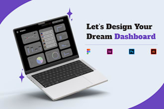 design saas, CRM and admin panel dashboard UI UX in figma