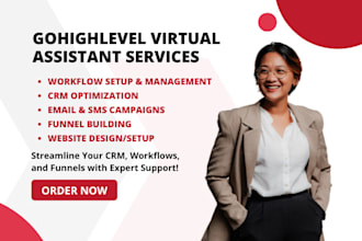 go highlevel sales funnel virtual assistant automation expert