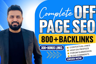 provide monthly off page SEO services for top google rankings