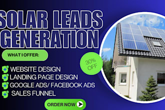 generate solar leads solar installation leads solar roofing lead roofing website