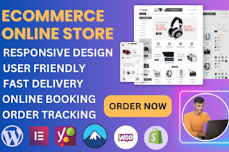 create a  ecommerce store with woocommerce wordpress