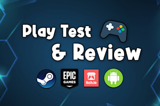 test and review your game