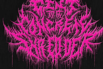 death metal logo, metalcore,deathcore, for band, brands